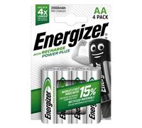 Energizer C / D 2500mAh Rechargeable Batteries - 2 Pack