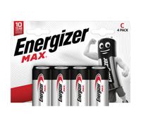 Energizer C Max Alkaline Batteries - Pack Of 4