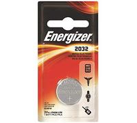 Energizer Battery ECR2032BP CR2032 3V Lithium 240 mAh Button Non-rechargeable Silver Pack of 2