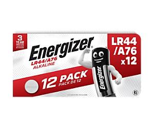 Energizer Coin Cell Alkaline LR44 Alkaline 1.5 V Pack of 12