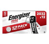 Energizer Coin Cell CR2032 CR2032 Lithium Manganese Dioxide (Li-MnO2) 3 V Pack of 12