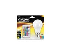 ENERGIZER Colour Changing B22 GLS LED RGB+W, with Remote