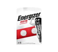 Energizer CR2016 3V Lithium Coin Cell Battery Pack of 2