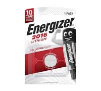 Energizer CR2016 Lithium Coin Cell - Pack of 1