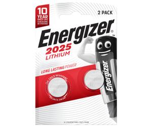 Energizer CR2025 BP2 Li-ion Batteries - Pack of 2