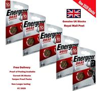 Energizer CR2032 3V Lithium Button Coin Cell Battery with Baby Secure Technology Pack of 10