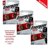 Energizer CR2032 3V Lithium Button Coin Cell Battery with Baby Secure Technology Pack of 6