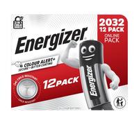 Energizer CR2032 Batteries (12 Pack) Lithium 3V Coins for Apple AirTag | Batteries for Car Key Fobs, Watches, Home/Medical/Fitness Devices - 10 Year Shelf Life - Child Resistant Packaging