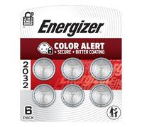 Energizer 2032 Batteries (6 Pack), 3V Lithium Coin Batteries