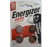 Energizer CR2032 Battery Lithium Ref 637762 Pack 4 105865