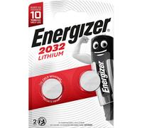 Energizer Button Cell Batteries CR2032 3V Lithium Pack of 2