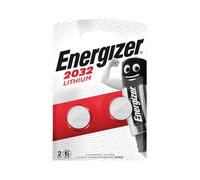 Energizer CR2032 Coin Lithium Battery (Pack 2)