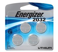Energizer CR2032 zero mercury batteries, 3 Volts, 4 Batteries (Fresh)