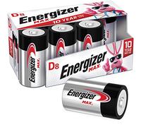 Energizer D Batteries, D Cell Battery Premium Alkaline, 8 Count