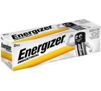 Energizer D Industrial Batteries Professional Use Bulk Pack of 12 Long Expiry