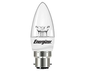 Energizer Dimmable LED Energy Saving Lightbulb, B22, 6.5 W, Warm White