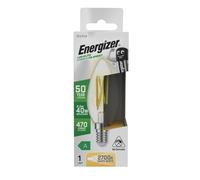 Energizer E14/SES Filament Bulb - Transparent/Grey - One Size - Transparent/Grey - 100% Mixed