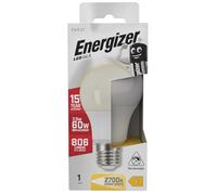 Energizer 8.2W 806lm E27 ES GLS LED Bulb Warm White 2700K