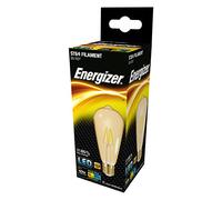 Energizer LED ST64 Energy Saving Lightbulb, E27, Warm White