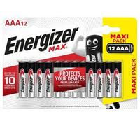ENERGIZER E300103700 BATTERY, ALKALINE, MAX, AAA 12PK