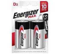 ENERGIZER E300129200 BATTERY, ALKALINE, MAX D 2PK