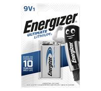 Energizer Ultimate Lithium 9V PP3 6LR61 L522 Battery x 1 Long Expiry