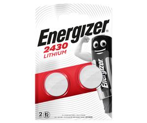 Energizer E300830300 Lithium Coin CR2430 | 2 Pack