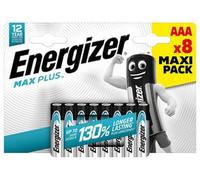 ENERGIZER E301322500 BATTERY, ALKALINE, MAX PLUS, AAA 8PK