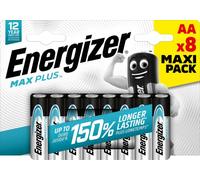 Energizer E301324600 Max Plus Mignon (AA) of 8 Chrome