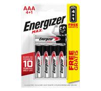 Energizer E301532300 Max AAA | 4+1 Pack