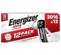 ENERGIZER E303692900 CR2016 LITHIUM COIN CELL BATTERY 12 PACK