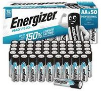 ENERGIZER E303865500 MAX PLUS AA DP50 BATTERY 50 PACK