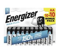Energizer E304145700 Max Plus AAA Battery Alkali-Manganese 1.5V 20...