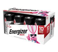 Energizer E93FP-8 Alkaline 1.5 V Non-Rechargeable Battery - Batteries (Alkaline, Cylindrical, 1.5 V, C, 8350 mAh, -18 - 55 °C)