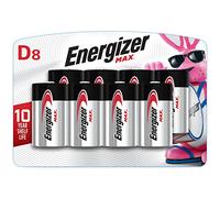 Energizer E95BP-8H Energizer Alkaline Battery-8PK D ALKALINE