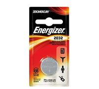 Energizer Battery ECR2032BP CR2032 3V Lithium 240 mAh Button Non-rechargeable Silver Pack of 2