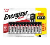 Energizer Energizer Alkaline MAX AAA 8+4 pack