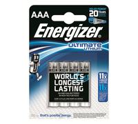Energizer AAA Batteries, Ultimate Lithium, 4 pack Triple A Battery Pack