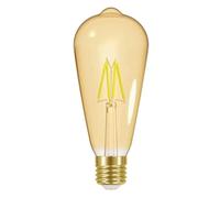 Energizer 5W 470lm E27 ES ST64 Filament Gold LED Bulb Warm White 2200K Dimmable