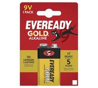 Energizer Eveready Gold Single-use battery 9 V Alkaline 9 V - Batteries (Single-use battery, 9 V, Alkaline, Flask, 9 V, 1 piece)