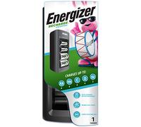 Energizer Family Charger (AA, AAA, C, D, 9 V, Black, Silver)