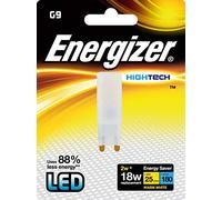 Energizer G9 LED Energy Saving Lightbulb, 2 W, Warm White/White