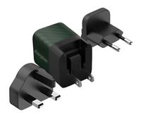 ENERGIZER GaN Wall Power supply 4A USB-C 20W Power Strip EU / UK / US / Green