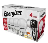 Energizer GLS Replacement LED Bulb 4 Pack (Warm White B22, 60W)