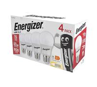 Energizer GLS Replacement LED Bulb 4 Pack (Warm White E27, 60W), (ENGS14057)