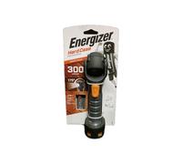 Energizer Hard Case 300 Lumens Pivot Rotating Head LED Torch with Magnetic Base & 2x AA Batteries
