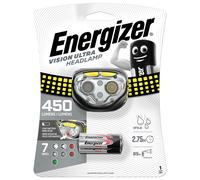 Energizer Head Torch Ultra LED Headlight Headlamp 450 Lumens with Batteries