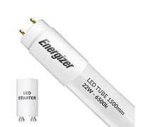 ENERGIZER HighTech T8 Led Tube - Retrofit Fluorescent Tube Replacement - Includes Starter (5ft - 1500mm 22w (58w Replacement), 6000k - Daylight)