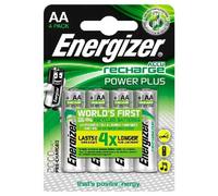 Energizer ACCU Power Plus AA Rechargeable Batteries NiMH 2000mAh - 4 Pack
