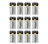 ENERGIZER INDUSTRIAL 9V ALKALINE 6LR61 PP3 SMOKE ALARM MN1604 BATTERIES LR22 LOT